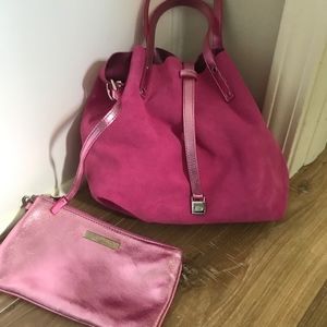 Hot Pink Tiffany Reversible Bag